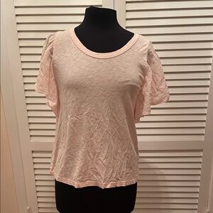 Velvet Light Pink Short Sleeve Women's Tee
